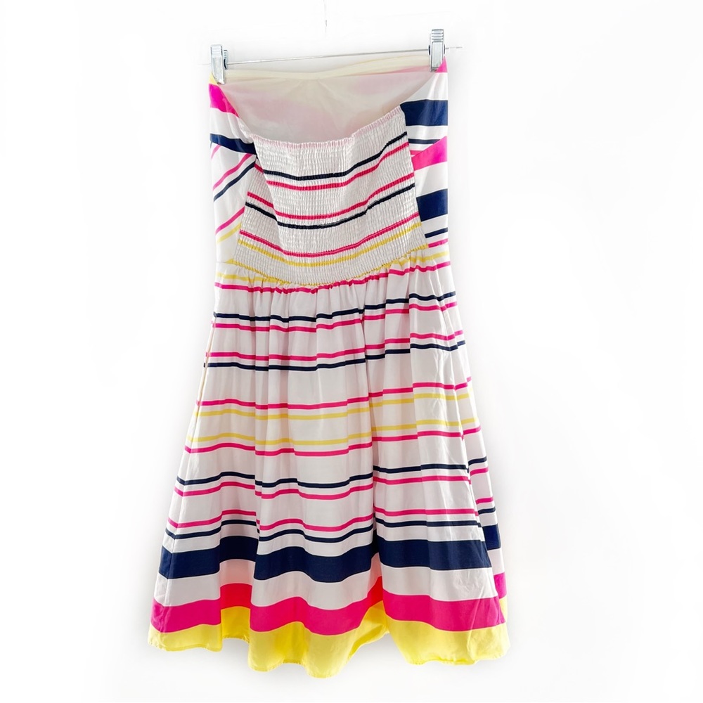 Lilly Pulitzer Felicity Dress Resort White Lady Like Stripe Size 10 - Picture 12 of 16